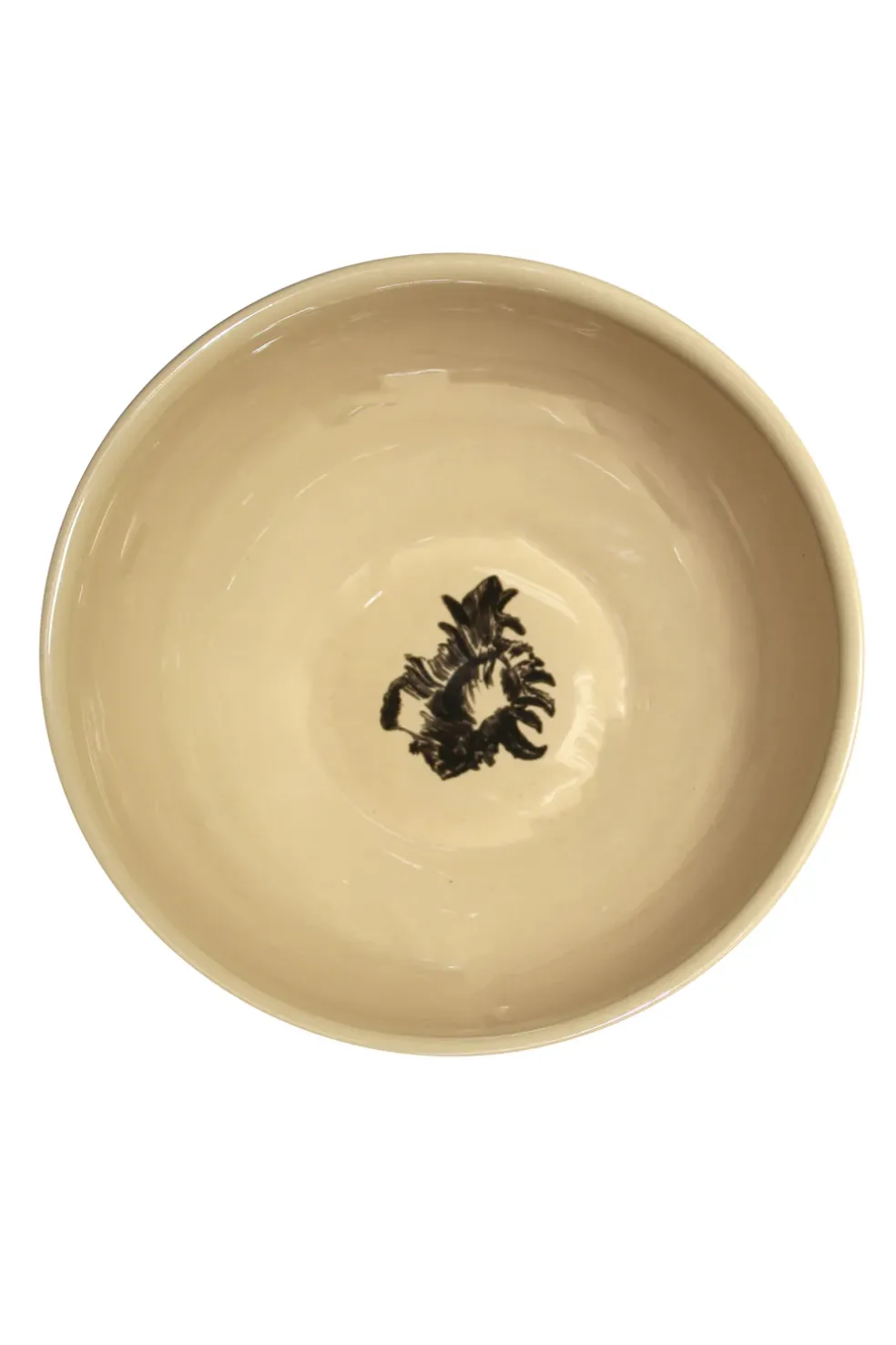 Ceramic Salad Bowl “Conchas de la Isla Cream” (Set of 2)