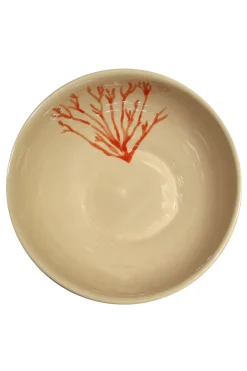 Ceramic Salad Bowl "Corales de la Isla" (Set of 2)