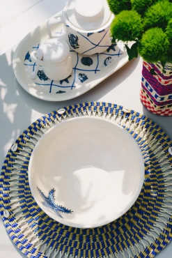 Ceramic Salad Bowl "Sirenas" (Set of 2)