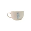 Ceramic Tea Cup & Tea Plate "Corales de la Isla" (Set of 4)