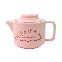 Ceramic Teapot “Life is a Beach” (Set of 2)