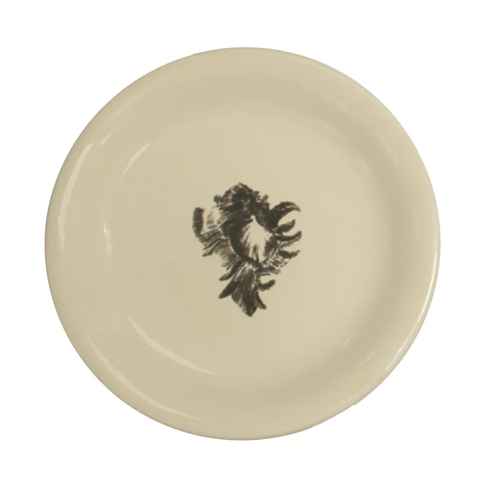 Dessert Plate “Conchas de la Isla Cream” (Set of 4)