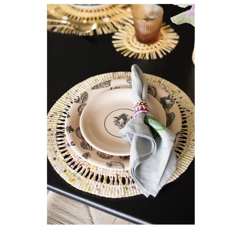 Dessert Plate “Conchas de la Isla Cream” (Set of 4)