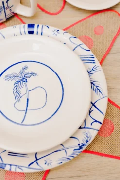 Dessert Plate “Trazos Sicilia” (Set of 4)