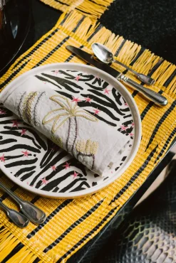 Dinner Plate “Estrellas y Zebra”