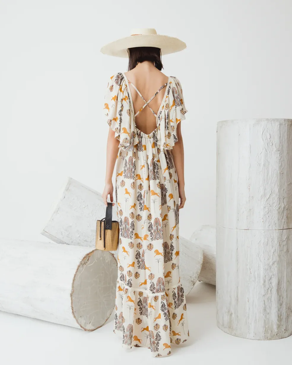 Drapped Tulle Mini Bucket