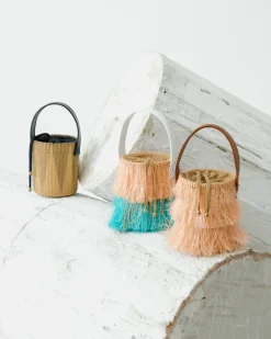 Drapped Tulle Mini Bucket