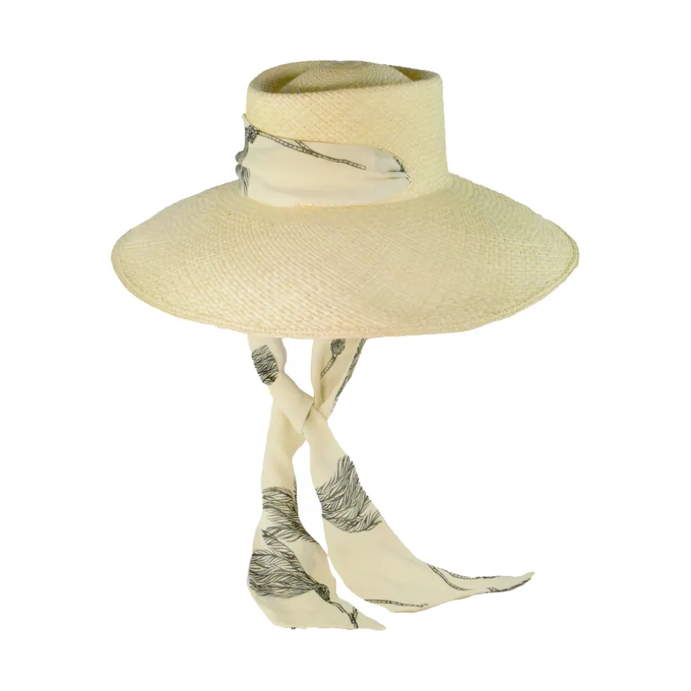 Dumont Extra Long Brim Hat With Adjustable Fabric Band