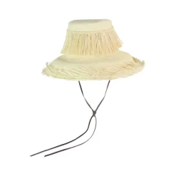 El Campesino Frayed Hat With Adjustable Ribbon