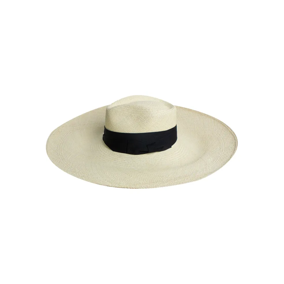 Extra Long Brim Panama Hat