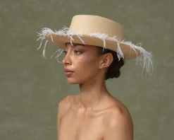 Feathered Cordovan Hat