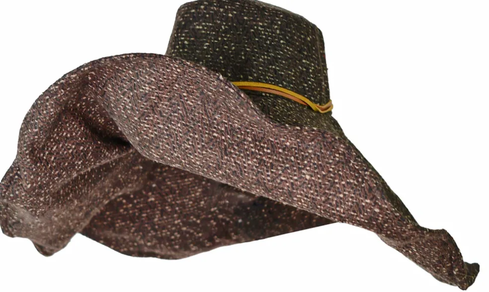 Flexible Lady Ibiza hat in tweed fabric