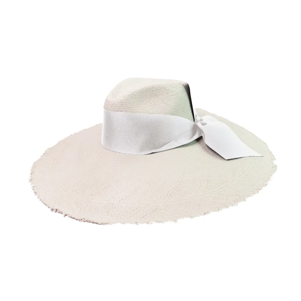 Frayed Aguacate Hat Extra Long Brim