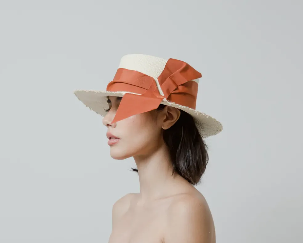 Frayed Cordovan Hat