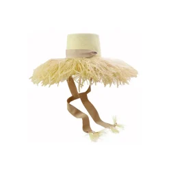 Frayed Lampshade with Extra Frayed details