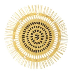 Frayed Round Placemat (Set of 2 units)