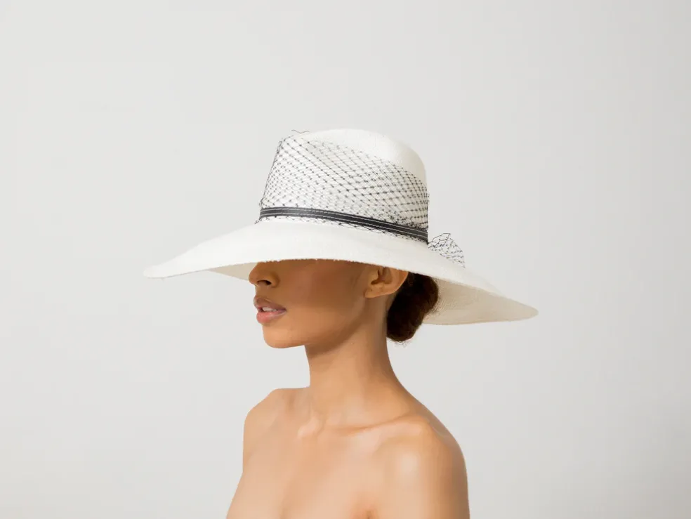 Glamour Extra Long Brim Panama Hat