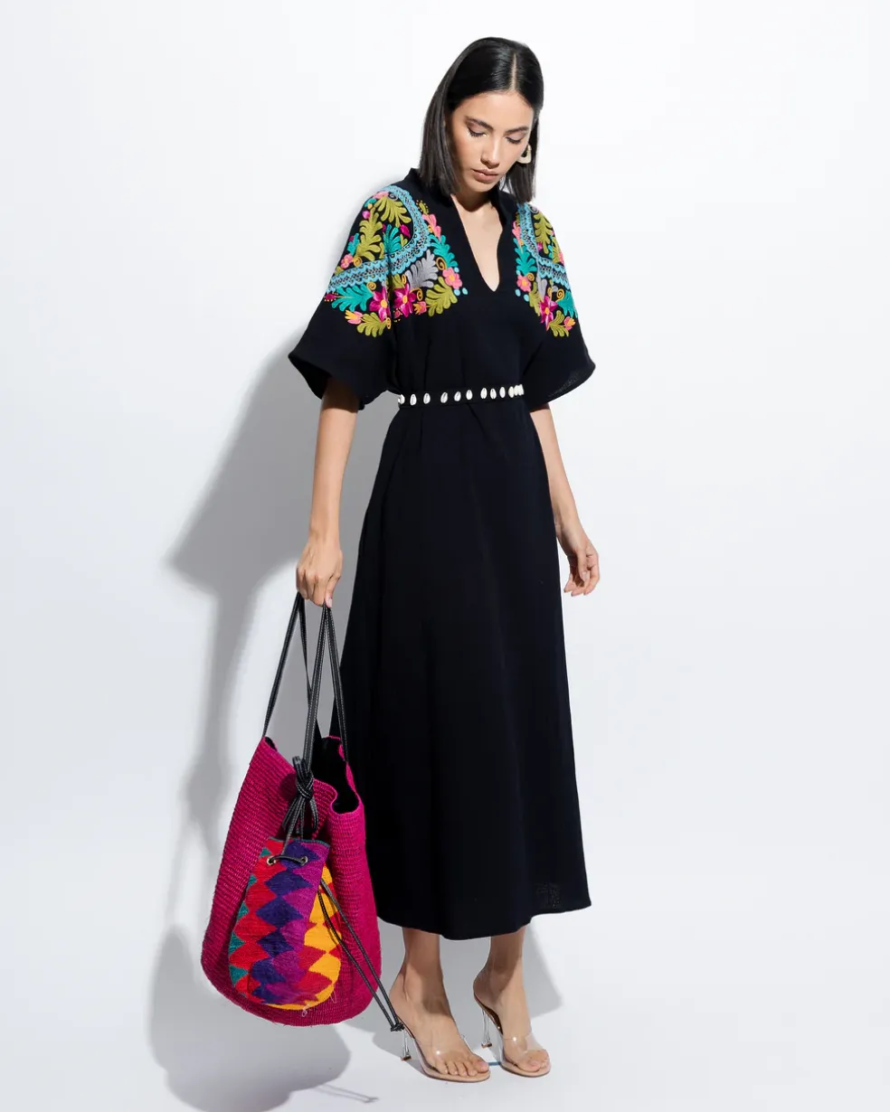 Hand Embroidered Caftan