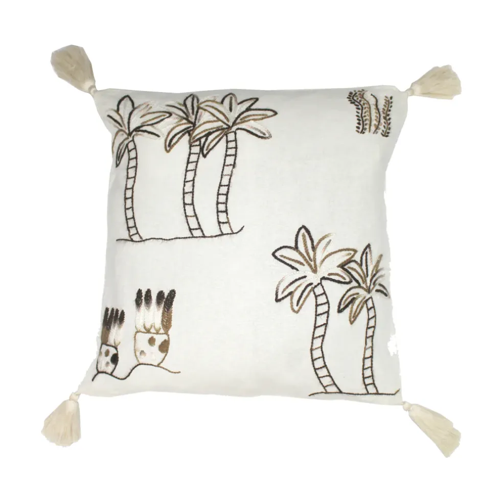 Hand Embroidered Cushion Lining( Set of 2 Units)