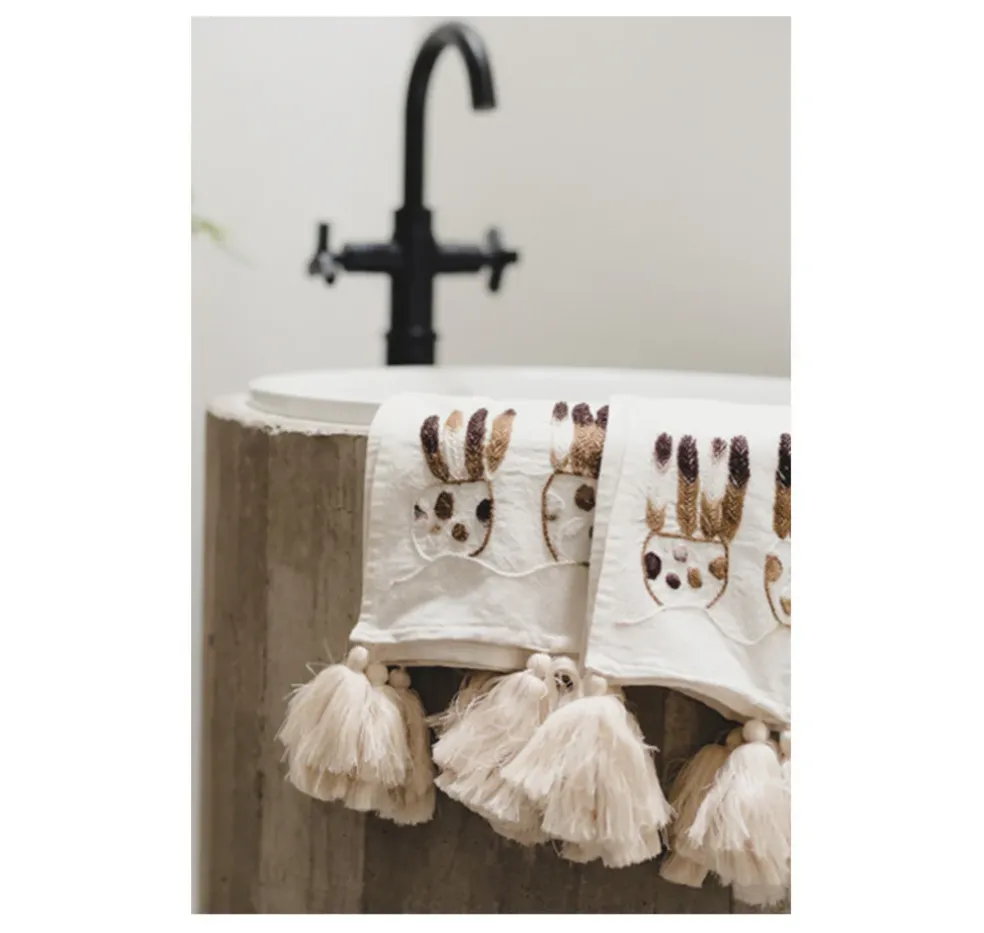 Hand Embroidered Towel