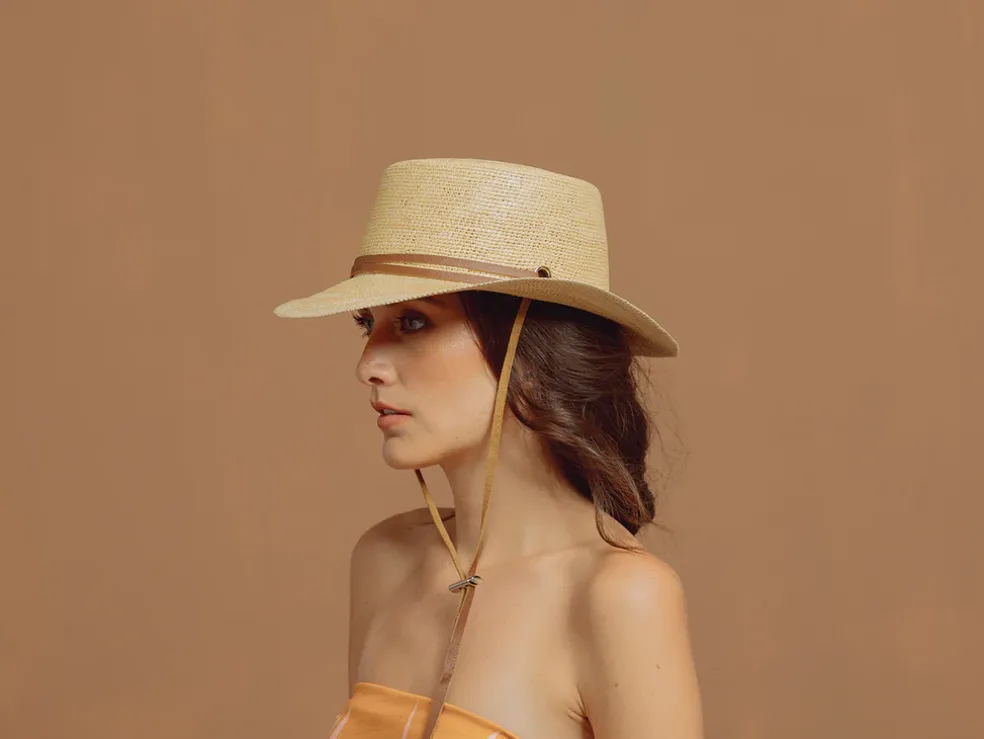 Hippie Hat with Leather Band