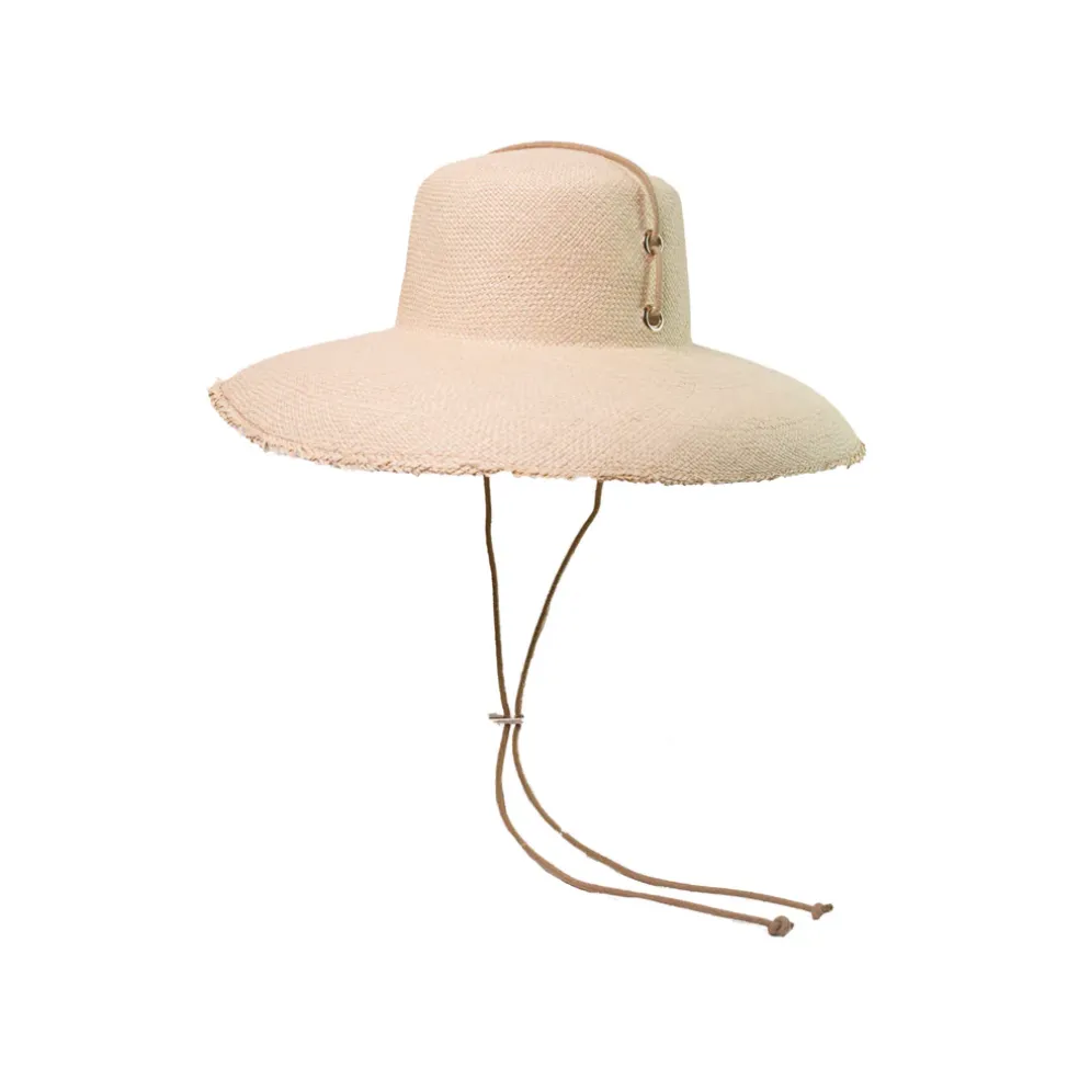 Lampshade Cordovan Long Brim Hat