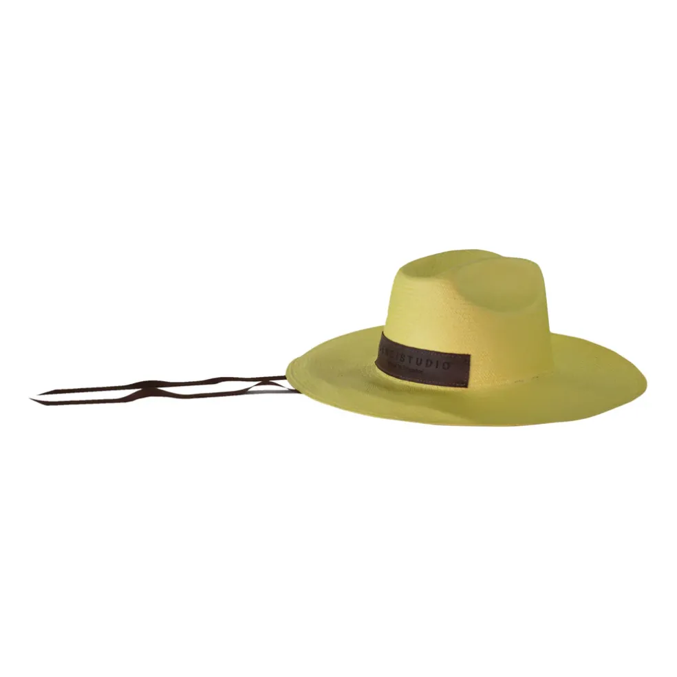 Llano Texas Long Brim With Ribbon and Leather Band