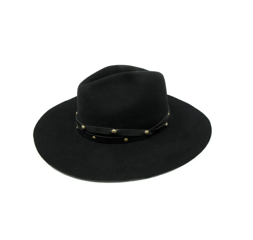 Long Brim felted hat