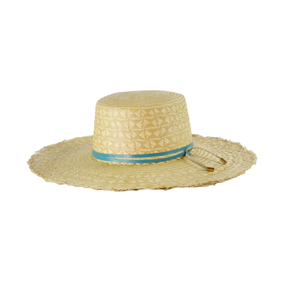 Mariposa Frayed Cordovan Long Brim