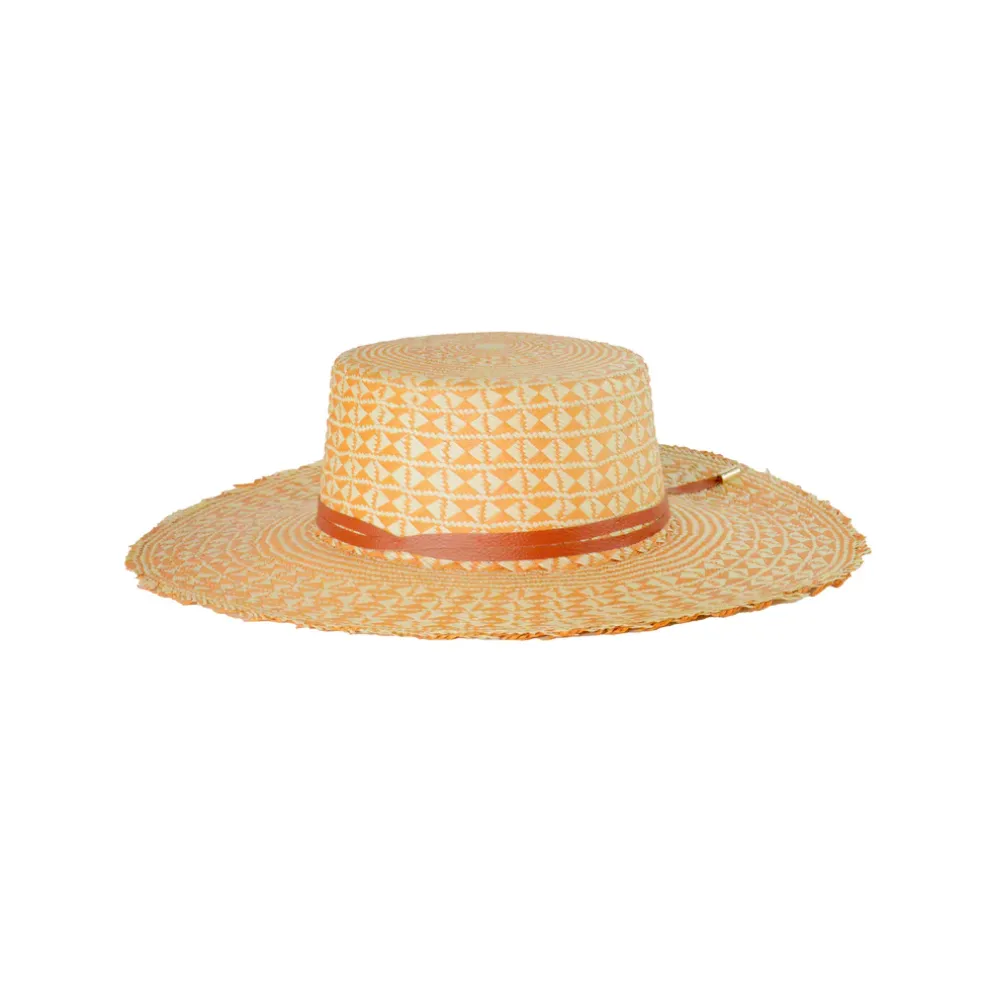 Mariposa Frayed Cordovan Long Brim