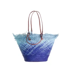 Medium Basket with Frayed Border