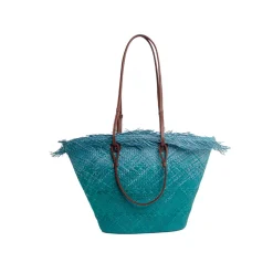 Medium Basket with Frayed Border
