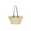Medium Basket with Frayed Border