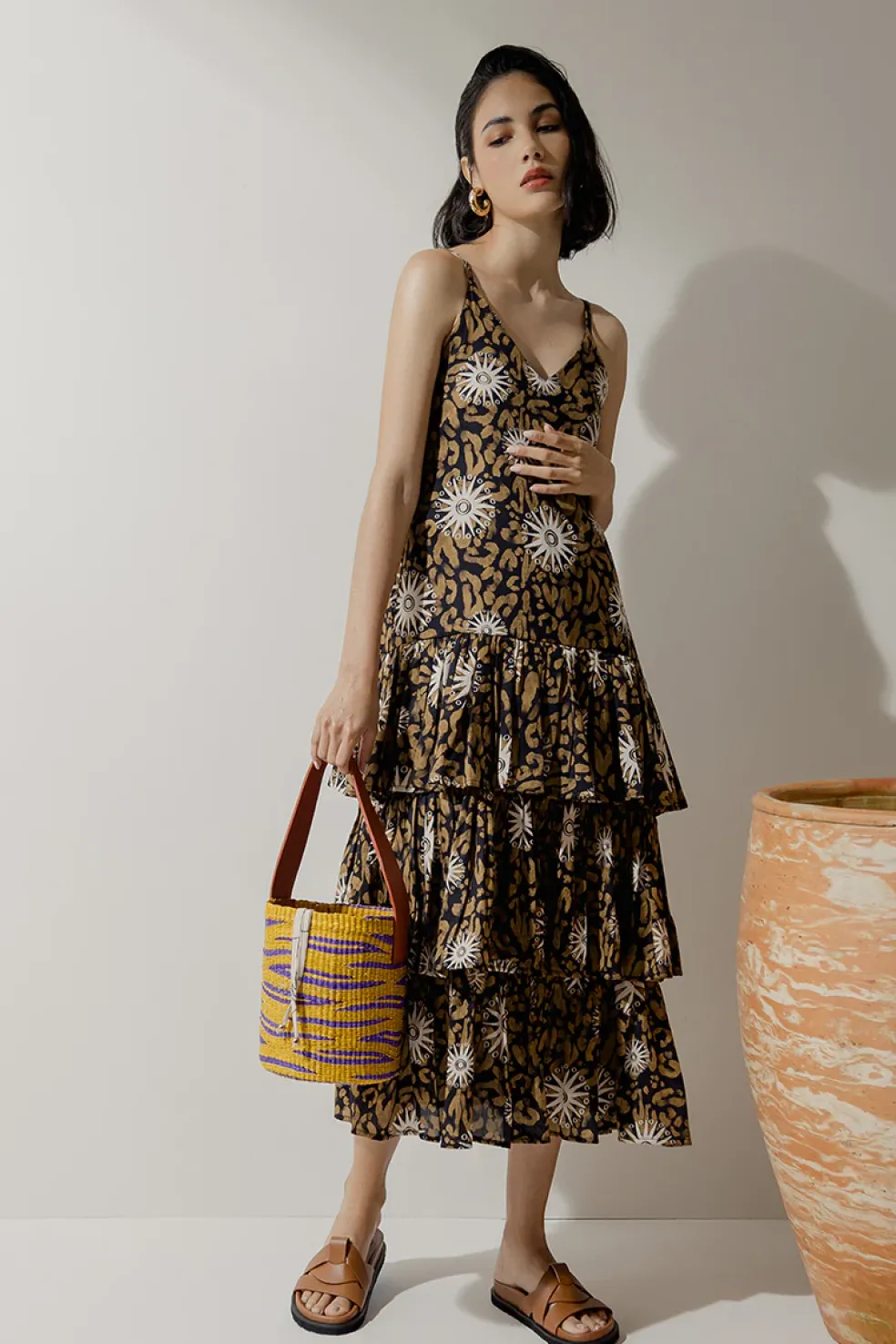 Midi Ruffle Dress