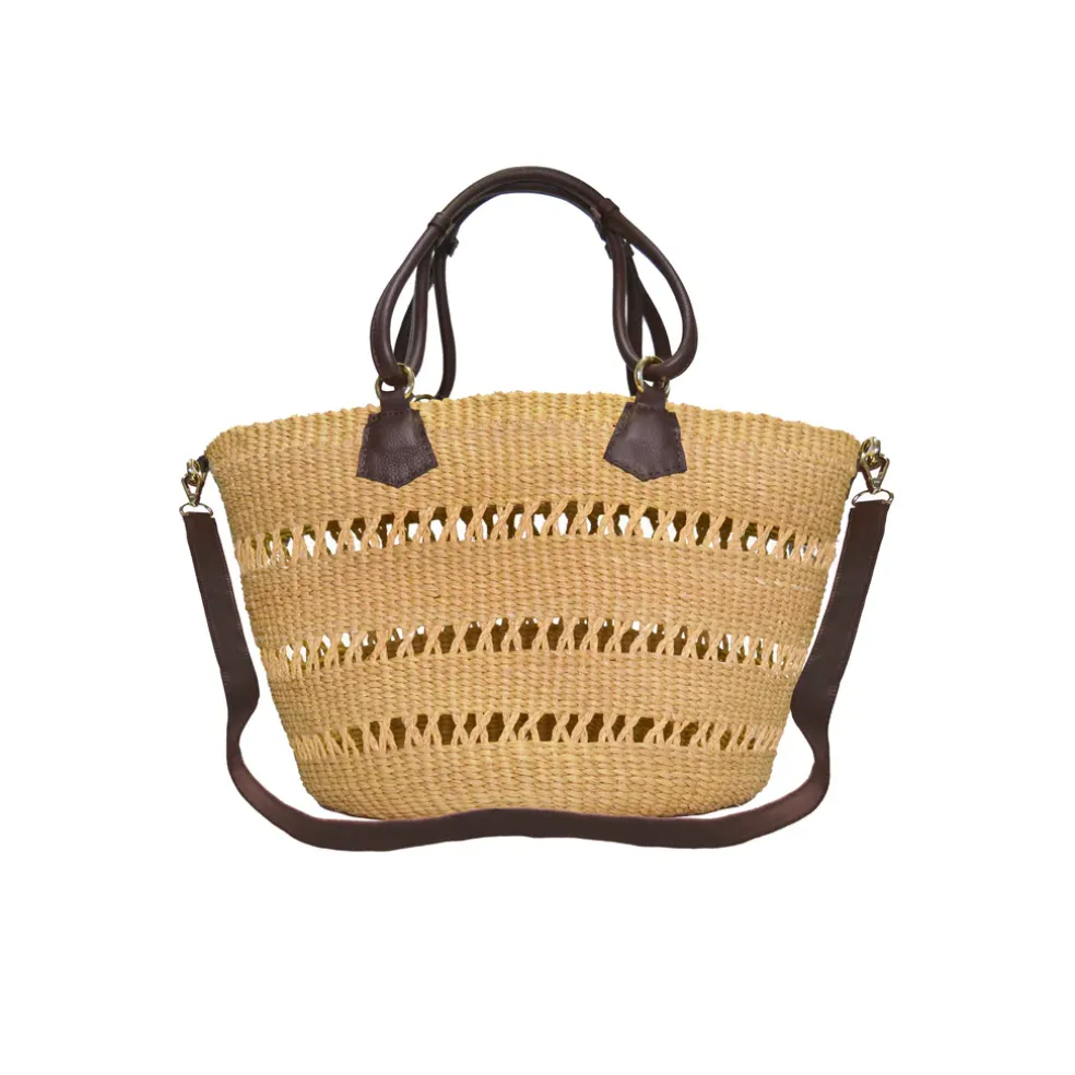 Open Weave Beach Basket