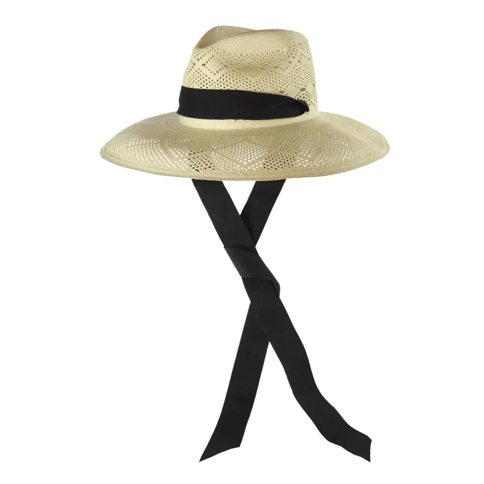 Open Weave Hat with Adjustable Band