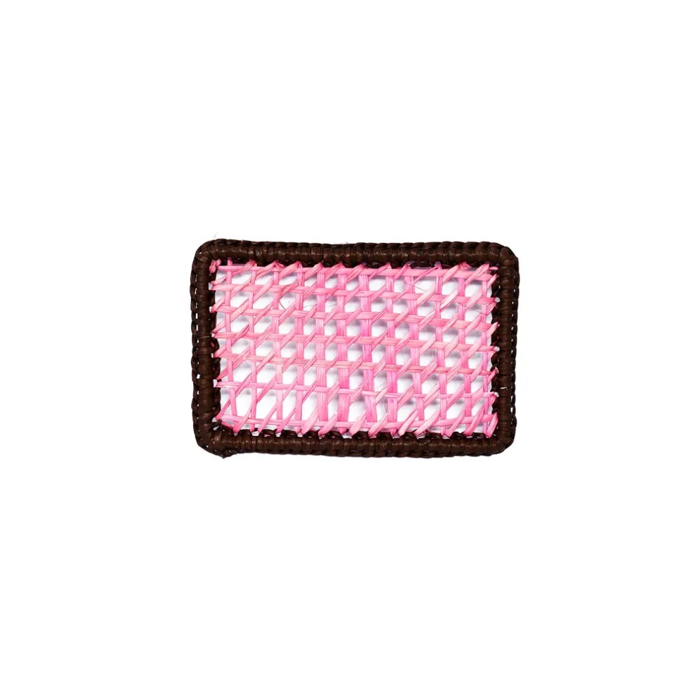 Open Weave Rectangular Placemat with coaster (Set of 2 Units)