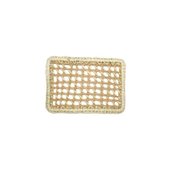 Open Weave Rectangular Placemat with coaster (Set of 2 Units)