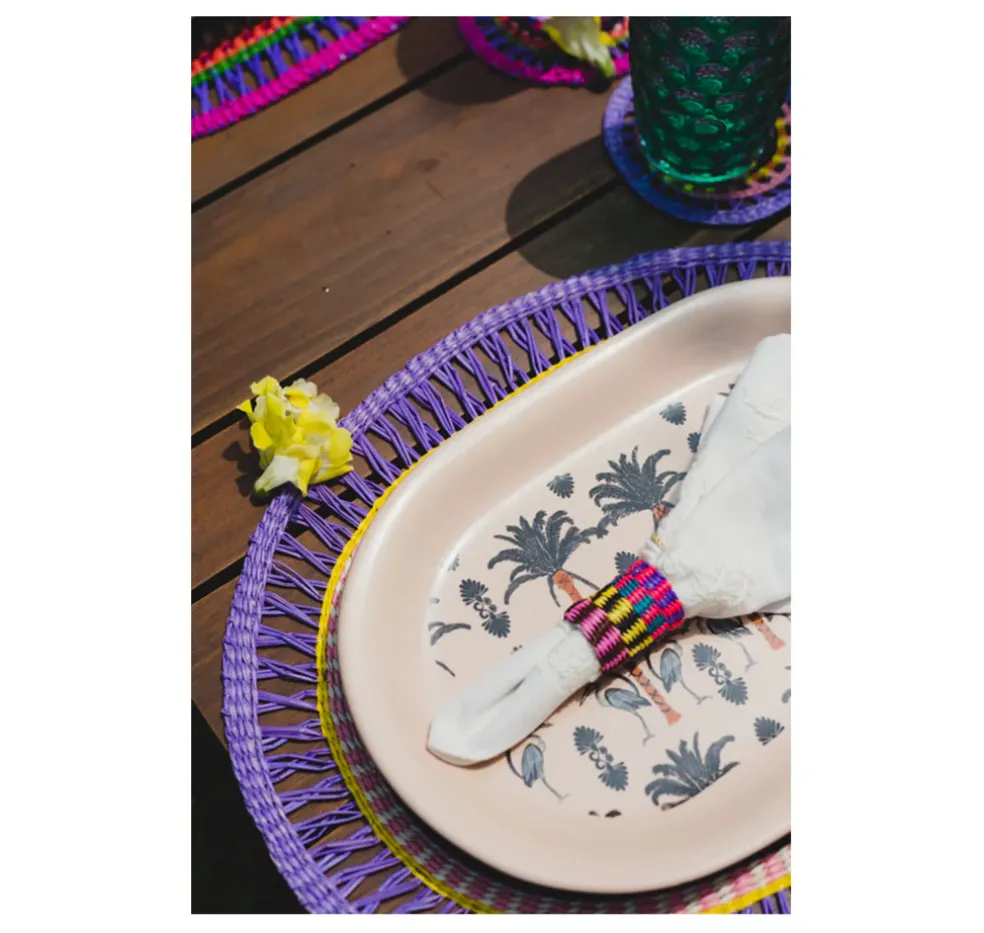 Oval "Pasteles" Placemat (Set of 4 units)
