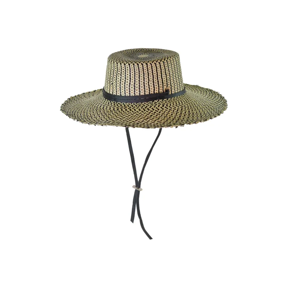 Pilares Frayed Cordovan Long Brim