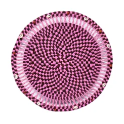 Round Placemat with Beads & Seashells (Set of 2 Units)