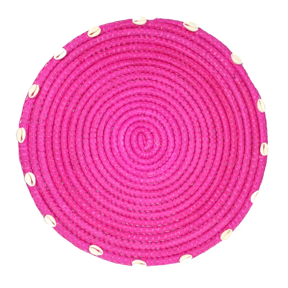 Round Placemat With Seashell (Set of 2 Units)