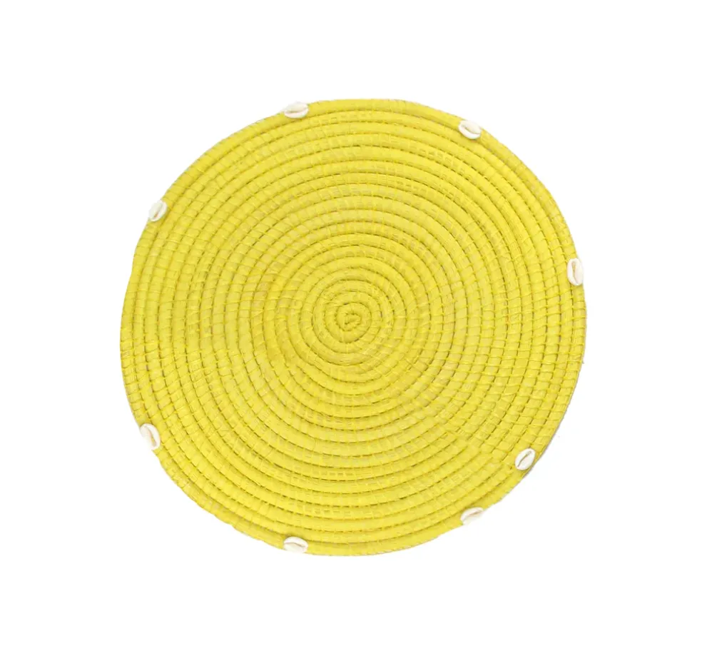Round Placemat With Seashell (Set of 2 Units)