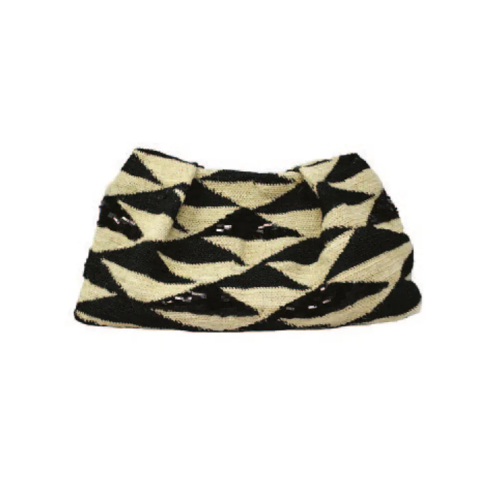 Sequin Sisal Medium Pouch