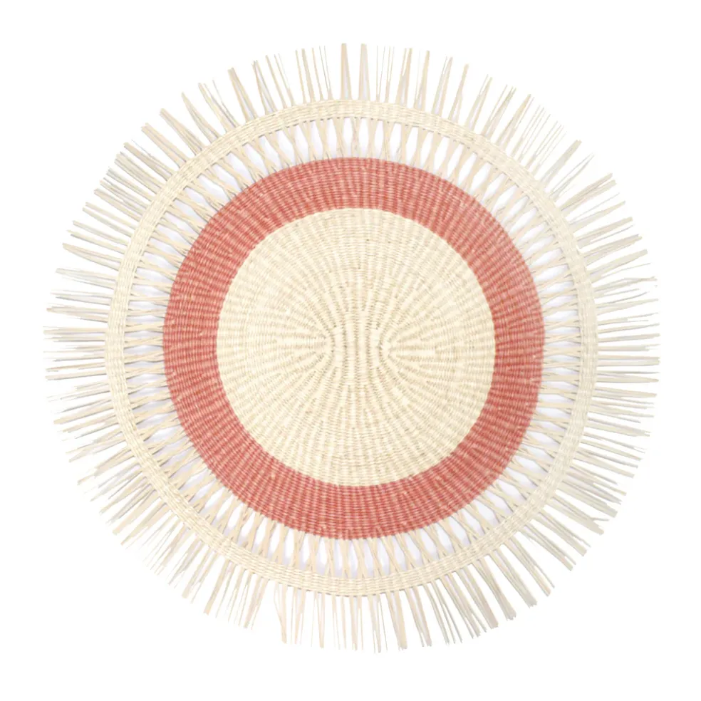 Two Tones Round Placemat (Set of 2)