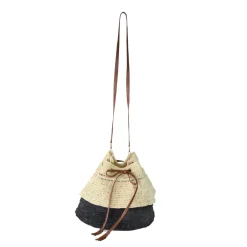 Two Tones Ruffled Mochila