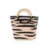 Zebra Medium Tote Handbag
