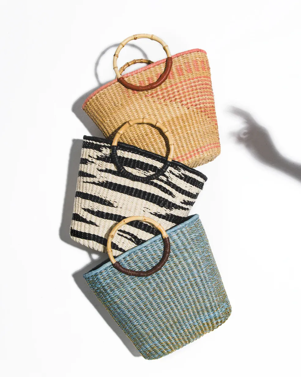 Zebra Medium Tote Handbag